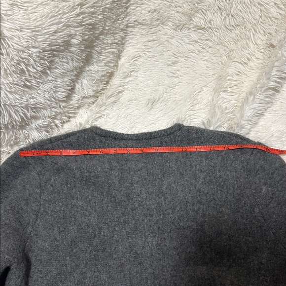 🍁Sweater weather NWOT! Zara Charcoal Peplum Cardigan - Picture 8 of 11